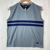 【Men's S グレー系】 The North Face ( ザ・ノースフェイス ) センター ストライプ タンクトップ Center Stripe Tank Top ポリエステル ウェア トップス インナー シャツ タンクトップ ノースリーブシャツ z0005