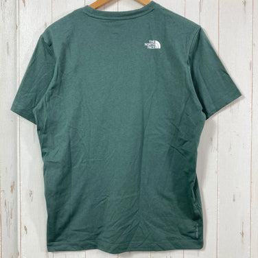 【Men's M Green】 The North Face Foundation Tee Cotton Wear Top Inner Shirt Short Sleeve T-shirt Crew Neck Cotton z00057763 