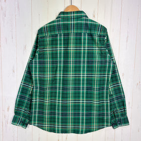 【Women's M グリーン系】 Montbell ( モンベル ) WIC. ライト ロングスリーブ シャツ ウィメンズ WIC. Light Long Sleeve Shirt Women's 吸汗速乾 UVカット チェック柄 ポリエステル ウェア トップス イン - 0