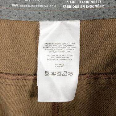 【Men's S-M ブラウン系】 Mountain Hardwear ( マウンテンハードウェア ) チョックストン ミッドウェイト アクティブ パンツ Chockstone Midweight Active Pant ソフトシェル 秋冬向け 保温 OM5824 Me - 【公式】2ndGEAR（セカンドギア）Webショップ【登山用品・アウトドア用品専門 買取販売店】