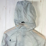 Men's Small Gray Black Diamond Distance Wind Shell Nylon Jacket/Outerwear (z00055412)