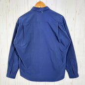 【Men's S ネイビー系】 Ridge Mountain Gear ( リッジマウンテンギア ) ベーシック ロングスリーブ シャツ Basic Long Sleeve Shirt インディゴブルー ポリエステル ウェア トップス インナー シャツ ロングスリー