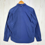【Men's S ネイビー系】 Ridge Mountain Gear ( リッジマウンテンギア ) ベーシック ロングスリーブ シャツ Basic Long Sleeve Shirt インディゴブルー ポリエステル ウェア トップス インナー シャツ ロングスリー