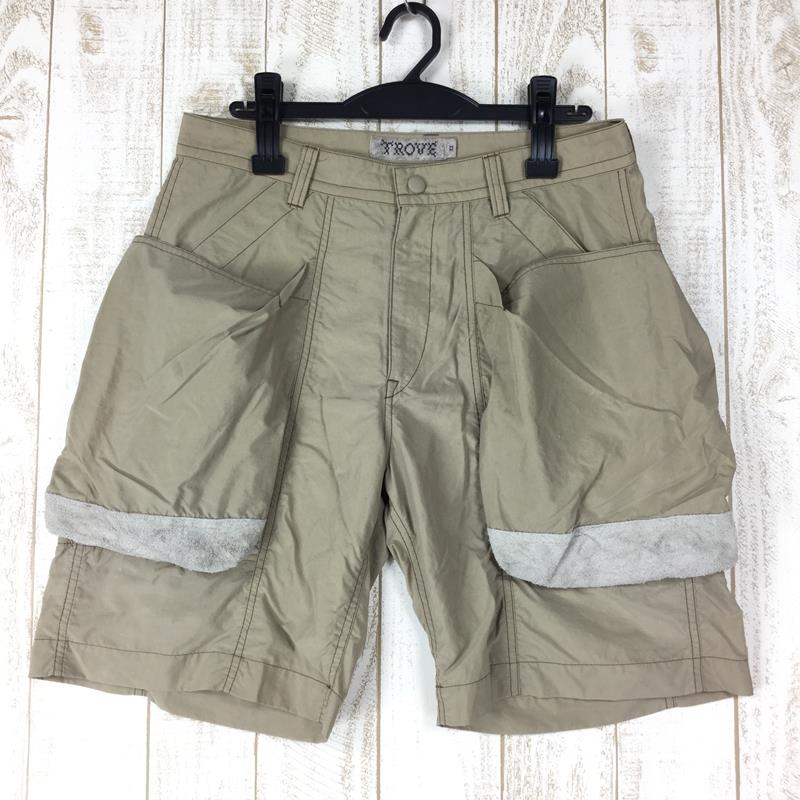 【Men's 2 ベージュ系】 トローヴ Trove スエード ビッグ ポケット ショーツ Suede Big Pocket Shorts Men's  化繊 ショーツ ショートパンツ ボトムス ウェア