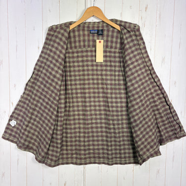 【Men's L ベージュ系】 1999 Patagonia ( パタゴニア ) ヘビー フランネル シャツ Heavy Flannel Shirt Andesite / Raisin 生産終了モデル 入手困難 オーガニックコットン オーガニックコットン ウェア ト