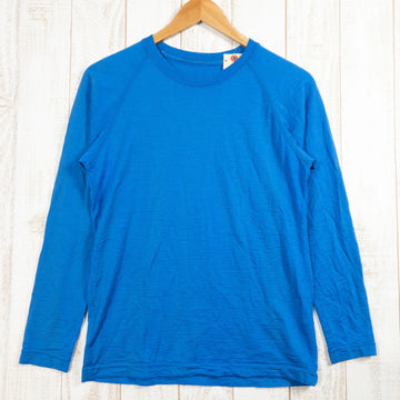 【Unisex XS ブルー系】 Yamatomichi ( 山と道 ) 100% メリノ ライト ロングスリーブ 100% Merino Light Long Sleeve メリノウール ウェア トップス インナー シャツ ロングスリーブTシャツ クルーネック ウー - 【公式】2ndGEAR（セカンドギア）Webショップ【登山用品・アウトドア用品専門 買取販売店】