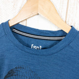 【Men's S ネイビー系】 Supernatural | Sn ( スーパーナチュラル ) セーラー ティー Sailor Tee メリノウール SNMO15230 Men's ウール ショートスリーブTシャツ クルーネック インナー シャツ トップス ウェア - 【公式】2ndGEAR（セカンドギア）Webショップ【登山用品・アウトドア用品専門 買取販売店】