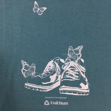 【Unisex S グリーン系】 Trail Bum ( トレイルバム ) Coolmax Print T-Shirts Monarch Tシャツ 19SSTB040008 Unisex Blue Jade 化繊 ショートスリーブTシャツ クルーネック インナー シャ - 【公式】2ndGEAR（セカンドギア）Webショップ【登山用品・アウトドア用品専門 買取販売店】