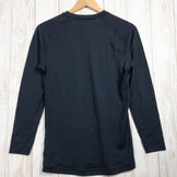 【Men's S ブラック系】 Montbell ( モンベル ) スーパーメリノウール M.W. ラウンドネックシャツ メリノウール 1107654 Asian Men's ウール ロングスリーブTシャツ クルーネック インナー シャツ トップス ウェア - 【公式】2ndGEAR（セカンドギア）Webショップ【登山用品・アウトドア用品専門 買取販売店】