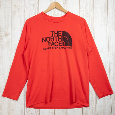 【Men's L レッド系】 The North Face ( ザ・ノースフェイス ) ロングスリーブ GTD ロゴクルー L/S GTD Logo Crew ポリエステル ウェア トップス インナー シャツ ロングスリーブTシャツ クルーネック 化繊 z0005 - 【公式】2ndGEAR（セカンドギア）Webショップ【登山用品・アウトドア用品専門 買取販売店】