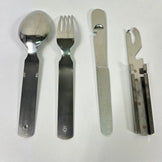 Snowpeak Stainless Steel Cutlery Set No. 1 (One Size, Silver) (Discontinued Model, Hard to Find) z00053586