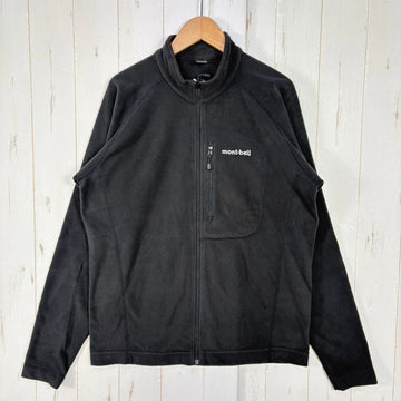 【Men's M ブラック系】 Montbell ( モンベル ) シャミース ジャケット Men's Chameece Jacket Men's 薄手フリース ポリエステル ウェア トップス アウター ジャケット フリース z00061267  フリース アウター