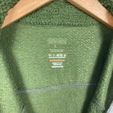 男女通用大号绿色 Omm Core 抓绒外套，运动抓绒，保暖透气，涤纶材质，外套，夹克，抓绒，z00053959