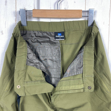 Finetrack Chrono 男士中号长裤，绿色，涤纶软壳面料（z00054306）