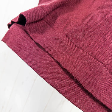 男士 M 红色 Smartwool Sportknit 半拉链美利奴羊毛长袖衬衫 (Z00052790)