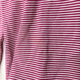 【Women's M レッド系】 Aigle ( エーグル ) コットン ロングスリーブ ボーダー コットン ウェア トップス インナー シャツ ロングスリーブTシャツ クルーネック コットン z00059884  コットン ロングスリーブTシャツ クルーネック イン