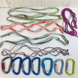 Petzl Carabiner and Sling Set (One Size, Blue) - Bulk, Second Gear, OriPa, Rock Climbing Gear (z00053771)