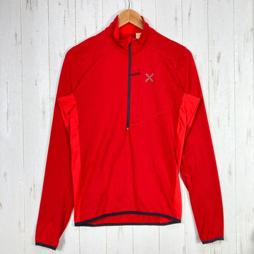 【Men's S レッド系】 Montura ( モンチュラ ) ストレッチフィット プルオーバー ポリエステル ウェア トップス アウター ジャケット フリース z00057072  フリース アウター ジャケット トップス ウェア