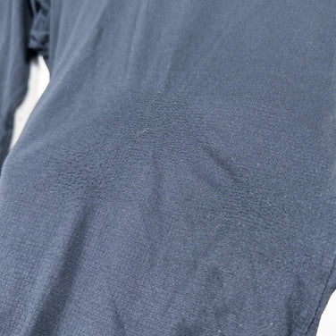 The North Face 男式中号黑色长袖 DRY Crew T 恤，涤纶，圆领，合成面料，尺码 L/S，Z00053056