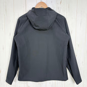 【Women's M ブラック系】 Mammut ( マムート ) マクン 2.0 ソフトシェル フーデッド ジャケット アジアンフィット ウィメン Macun 2.0 SO Hooded Jacket AF Women 4WAYストレッチ PFCフリー耐久撥水 ポリエ