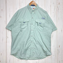 【Men's M グリーン系】 Columbia ( コロンビア ) バハマ 2 ショートスリーブシャツ Bahama II S/S Shirt PFG｜オムニシェイド UPF50｜ベンチレーション ナイロン ウェア トップス インナー シャツ ショートスリーブシャ-1