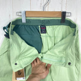 Women's S Green Rab Rowtor Pants QFW-08 FGR z00058285 FGR Softshell Long Pants Bottoms Apparel