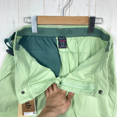 Women's S Green Rab Rowtor Pants QFW-08 FGR z00058285 FGR Softshell Long Pants Bottoms Apparel