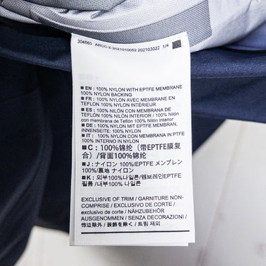 Arcteryx 男款 XS 海军蓝 Beta 夹克，宝石蓝款。这款尼龙外套带防雨功能，实属难得。(z00053320)