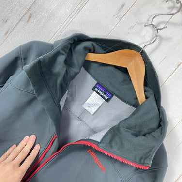 【Men's S グレー系】 2014 Patagonia ( パタゴニア ) アズ フーディー Adze Hoody FYF ソフトシェル ポリエステル ウェア トップス アウター ジャケット フリース ポーラテック・ウィンドブロック z00060142 FYF