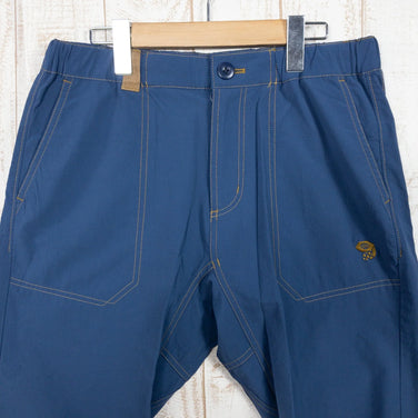 【Men's M ブルー系】 Mountain Hardwear ( マウンテンハードウェア ) ソフトシェル クロップド パンツ Softshell Cropped Pants ナイロン OE0863 Men's ソフトシェル ショーツ ショートパンツ ボトム - 【公式】2ndGEAR（セカンドギア）Webショップ【登山用品・アウトドア用品専門 買取販売店】