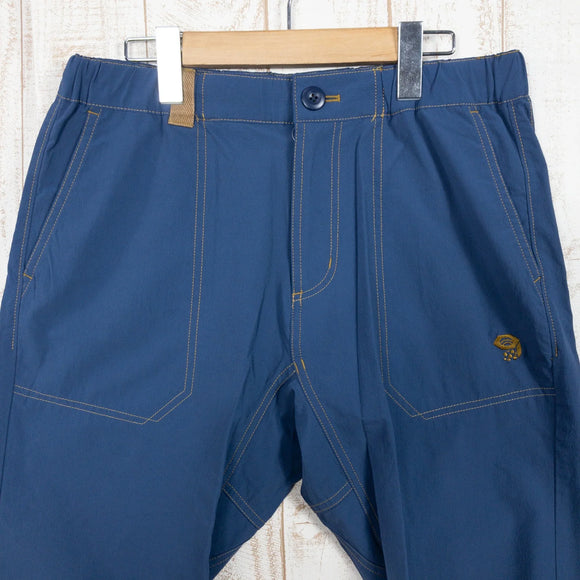 【Men's M ブルー系】 Mountain Hardwear ( マウンテンハードウェア ) ソフトシェル クロップド パンツ Softshell Cropped Pants ナイロン OE0863 Men's ソフトシェル ショーツ ショートパンツ ボトム - 【公式】2ndGEAR（セカンドギア）Webショップ【登山用品・アウトドア用品専門 買取販売店】