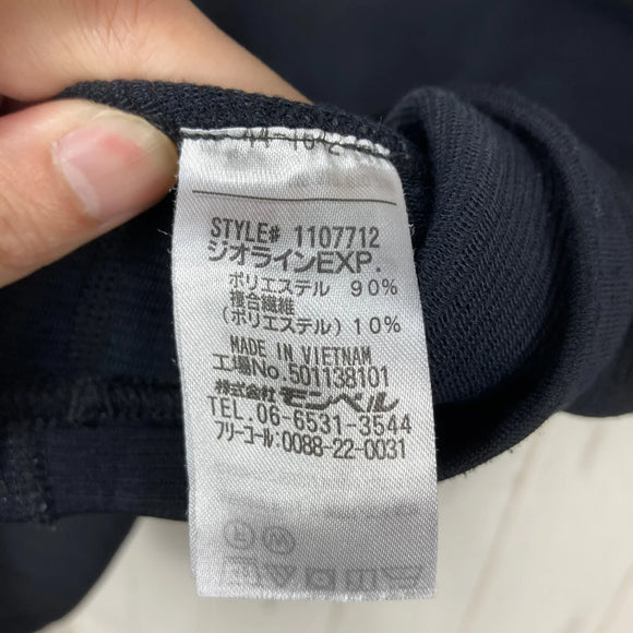 【Men's S ブラック系】 Montbell ( モンベル ) ジオライン EXP.ラウンドネックシャツ ポリエステル ウェア トップス インナー シャツ ロングスリーブTシャツ クルーネック 化繊 z00060213  化繊 ロングスリーブTシャツ クルーネッ