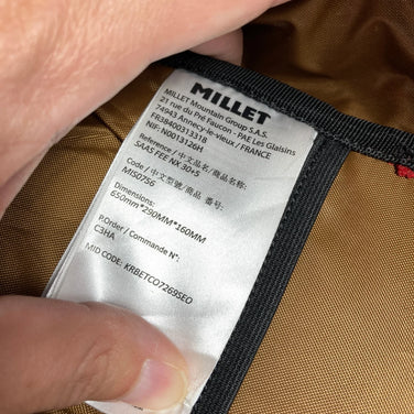 Millet SAAS FEE NX 30+5 Nylon Storage Backpack, Size M (Red), 30L-54L Capacity (z00054119).