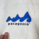 【Men's L ホワイト系】 1998 Patagonia ( パタゴニア ) オーガニックコットン サーフボード ティー 生産終了モデル 入手困難 黒タグ オーガニックコットン ウェア トップス インナー シャツ ショートスリーブTシャツ クルーネック コットン