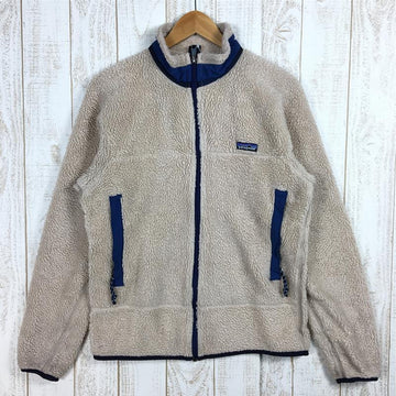 【Men's M アイボリー系】Patagonia ( パタゴニア ) レトロ エックス ジャケット Retro-X Jacket セカンドモデル ナチュラル×ストームブルー アメリカ製 生産終了モデル 入手困難 23053 International Men's フリース アウター ジャケット トップス ウェア - 【公式】2ndGEAR（セカンドギア）Webショップ【登山用品・アウトドア用品専門 買取販売店】