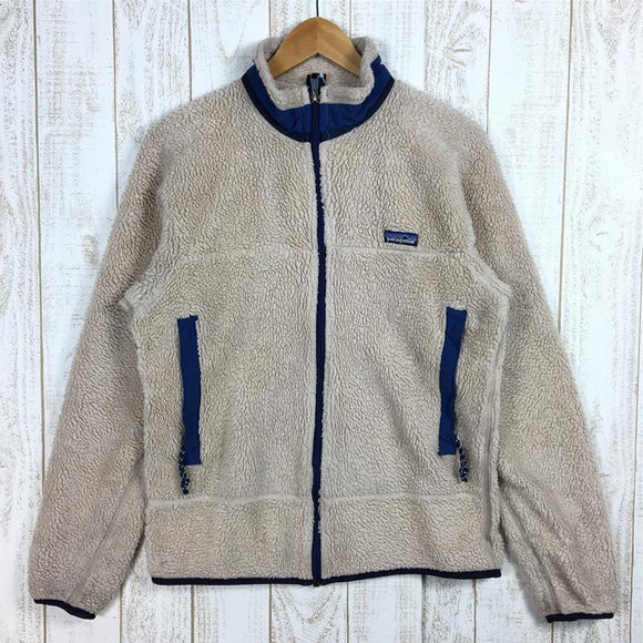【Men's M アイボリー系】Patagonia ( パタゴニア ) レトロ エックス ジャケット Retro-X Jacket セカンドモデル ナチュラル×ストームブルー アメリカ製 生産終了モデル 入手困難 23053 International Men's フリース アウター ジャケット トップス ウェア - 【公式】2ndGEAR（セカンドギア）Webショップ【登山用品・アウトドア用品専門 買取販売店】
