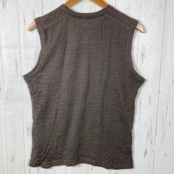 【Men's L ブラウン系】 Yamatomichi ( 山と道 ) ドライフィット メッシュ メリノ スリーブレス DF Mesh Merino Sleeveless メリノウール ウェア トップス インナー シャツ タンクトップ ノースリーブシャツ z0005