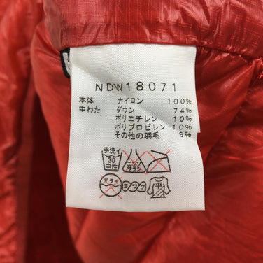 【Women's M レッド系】 The North Face ( ザ・ノースフェイス ) ライトヒート フーディ Light Heat Hoodie 光電子ダウン Pertex撥水 ジャケット サミットシリーズ 入手困難 NDW18071 Asian Women's - 【公式】2ndGEAR（セカンドギア）Webショップ【登山用品・アウトドア用品専門 買取販売店】