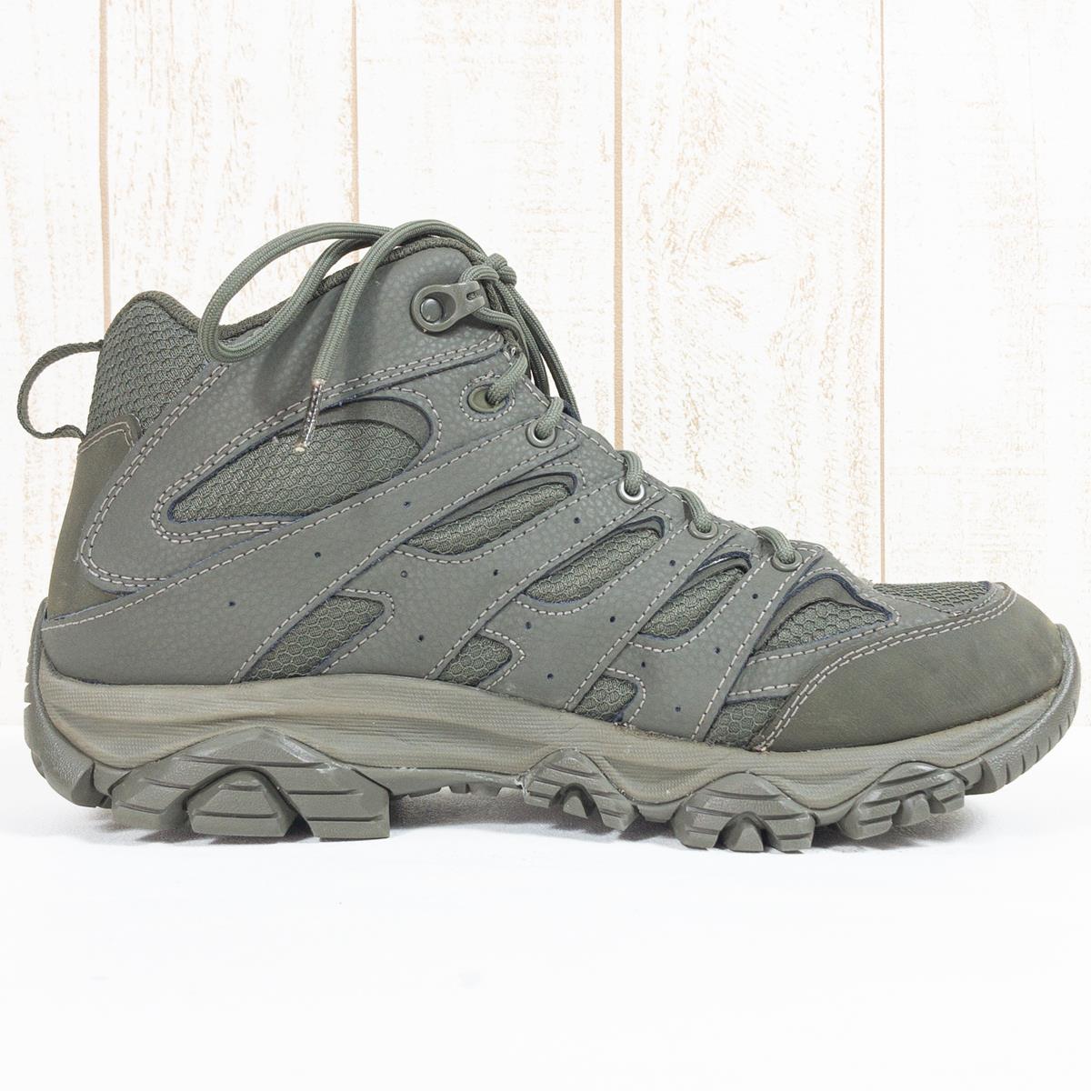 【男款 26.0cm 绿色】Merrell Moab 3 Tactical Mid Moab 3 Tactical Mid 中帮鞋防水防水 J004113 男士深橄榄色徒步靴鞋类