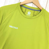 【Men's M イエロー系】 Marmot ( マーモット ) アセント ハーフスリーブ クルー Accent Hs Crew MJT-S6031 Asian Men's 化繊 ショートスリーブTシャツ クルーネック インナー シャツ トップス ウェア - 【公式】2ndGEAR（セカンドギア）Webショップ【登山用品・アウトドア用品専門 買取販売店】