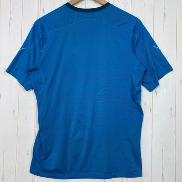 【Men's S ブルー系】 Arcteryx ( アークテリクス ) モータス クルー ショートスリーブ Motus Crew Short Sleeve Phasic SL 吸汗速乾 UPF25 フラットロックシーム ポリエステル ウェア トップス インナー シ