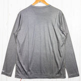 【Men's Ｓ グレー系】 Ridge Mountain Gear ( リッジマウンテンギア ) メリノ ベーシック ティー Merino Basic Tee Moss Gray メリノウール ウェア トップス インナー シャツ ロングスリーブTシャツ クルーネ - 【公式】2ndGEAR（セカンドギア）Webショップ【登山用品・アウトドア用品専門 買取販売店】