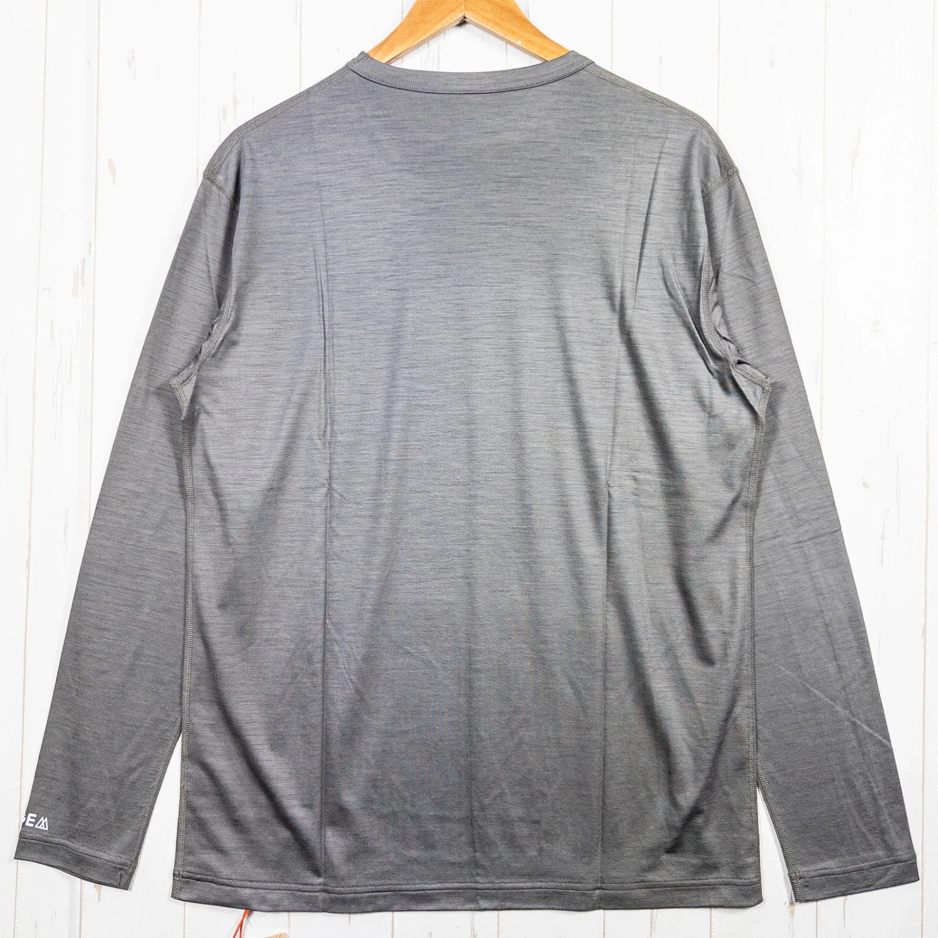 【Men's Ｓ グレー系】 Ridge Mountain Gear ( リッジマウンテンギア ) メリノ ベーシック ティー Merino Basic Tee Moss Gray メリノウール ウェア トップス インナー シャツ ロングスリーブTシャツ クルーネ - 【公式】2ndGEAR（セカンドギア）Webショップ【登山用品・アウトドア用品専門 買取販売店】