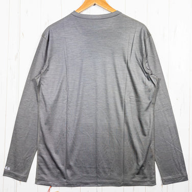 【Men's Ｓ グレー系】 Ridge Mountain Gear ( リッジマウンテンギア ) メリノ ベーシック ティー Merino Basic Tee Moss Gray メリノウール ウェア トップス インナー シャツ ロングスリーブTシャツ クルーネ - 【公式】2ndGEAR（セカンドギア）Webショップ【登山用品・アウトドア用品専門 買取販売店】