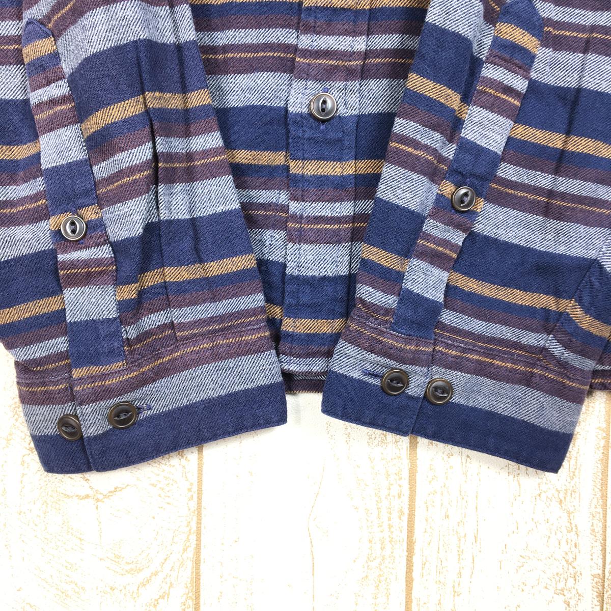 【Men's M ネイビー系】 Patagonia ( パタゴニア ) ロングスリーブ ライトウェイト フィヨルド フランネル シャツ Long Sleeve Lightweight Fjord Flannel Shirt 54020 International M