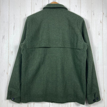 【Men's S グリーン系】 Llbean ( エルエルビーン ) メイン ガイド ジップフロント ジャックシャツ Maine Guide Zip-Front Jac-Shirt ウール シャツジャケット ウール ウェア トップス アウター ジャケット ウール z - 0