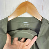【中性 S 绿色系】Houdini (胡迪尼) Weather Tee 天气T恤 涤纶 运动服 上衣 内衣 衬衫 短袖T恤 圆领 化纤 z00058014 化纤 短袖T恤 圆领