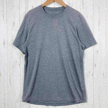 【Men's M グレー系】 Patagonia ( パタゴニア ) キャプリーン ショートスリーブ ティー Capilene Short Sleeve Tee ウェア トップス インナー シャツ ショートスリーブTシャツ クルーネック 化繊 z00054275