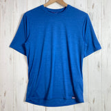 男士 XS 码海军蓝 Patagonia Capilene Cool Daily 衬衫，涤纶材质，短袖圆领，可作打底衫