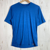 【Men's XS ネイビー系】 2025 Patagonia ( パタゴニア ) キャプリーン クール デイリー シャツ Capilene Cool Daily Shirt ポリエステル ウェア トップス インナー シャツ ショートスリーブTシャツ クルーネック 化